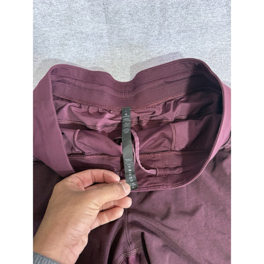 Lululemon Shorts Mens Large Purple Sweat Short Drawstring Gym Casual 10" Inseam