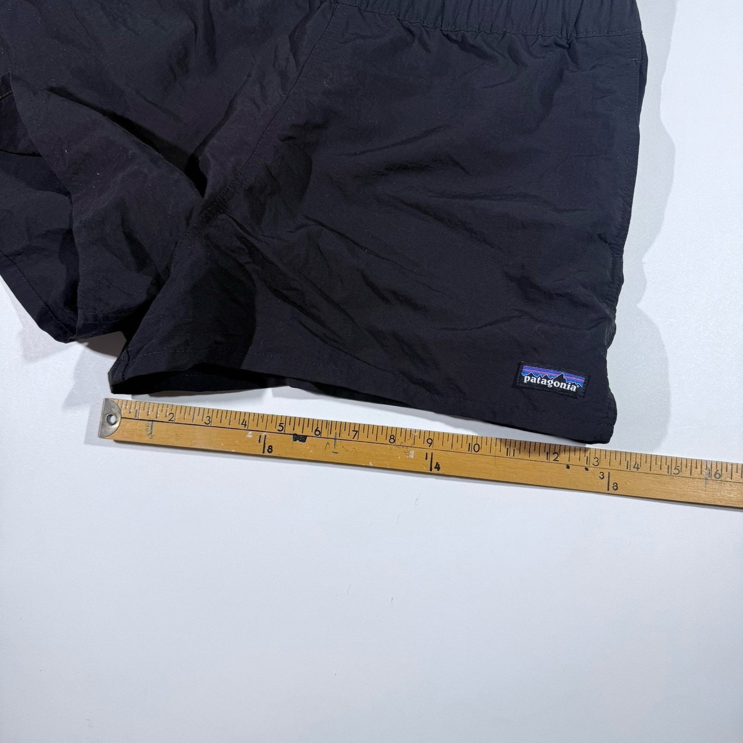 Patagonia Womens Short Baggies Shorts 2” Inseam Lightweight Black Large