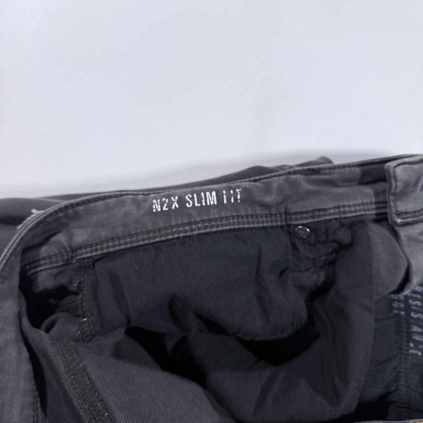 DUER Pants Mens 36x30 Gray N2X Slim Fit No Sweat Stretch Performance Chino