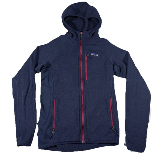 Patagonia Performance Better Sweater Fleece Jacket Men’s XS Navy Red Full Zip