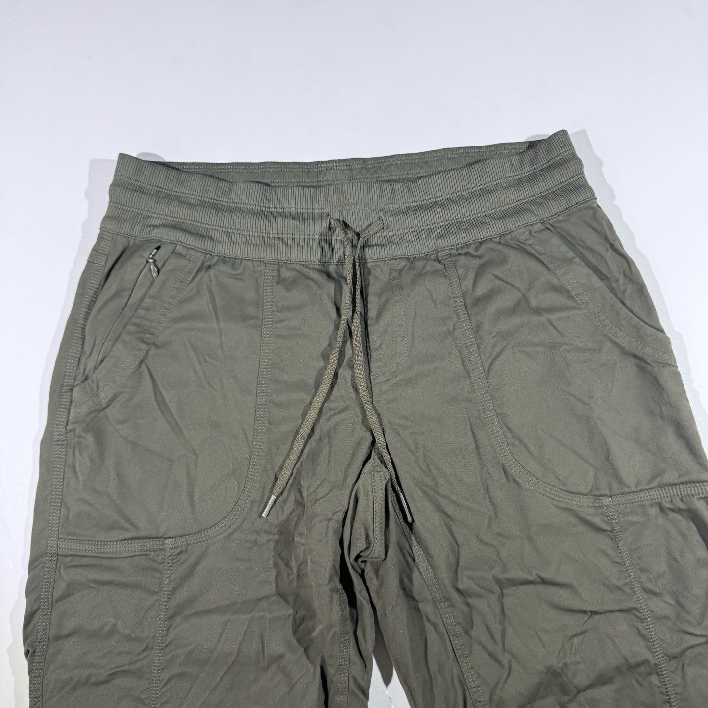 The North Face Aphrodite 2.0 Capri Pants Womens Medium Green Hiking Outdoor