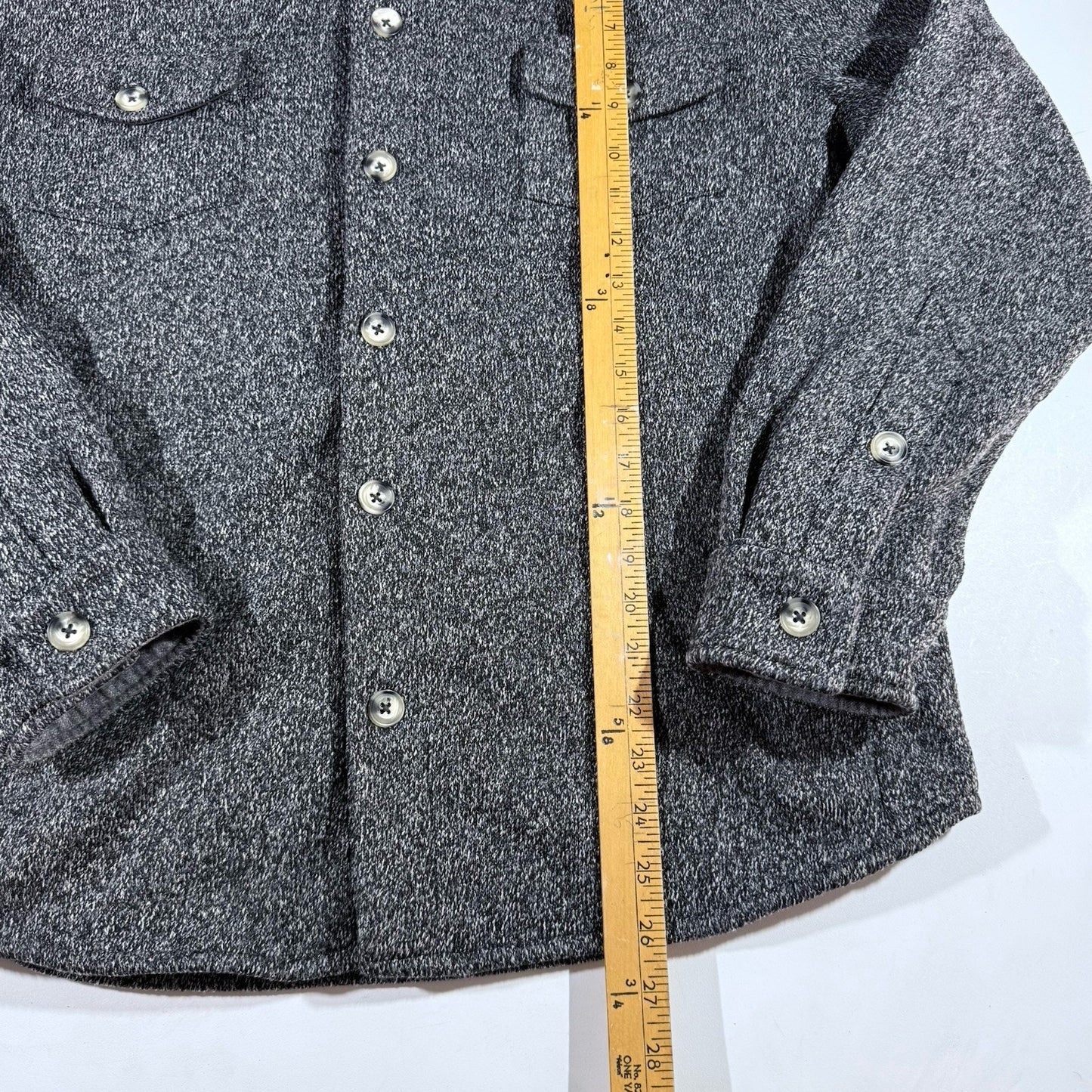 Marine Layer Fleece Lined Men’s Rainier Shacket Jacket Medium Gray