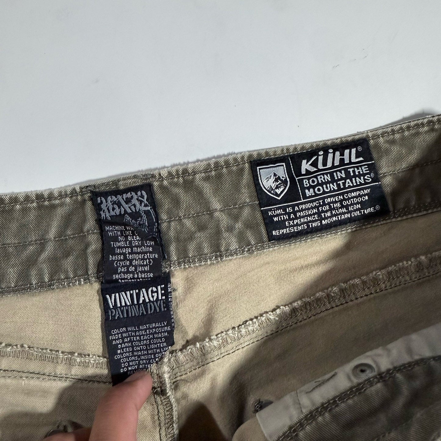 Kuhl Rydr Pants Vintage Patina Dye Men’s 36x32 Ryder Outdoors Brown