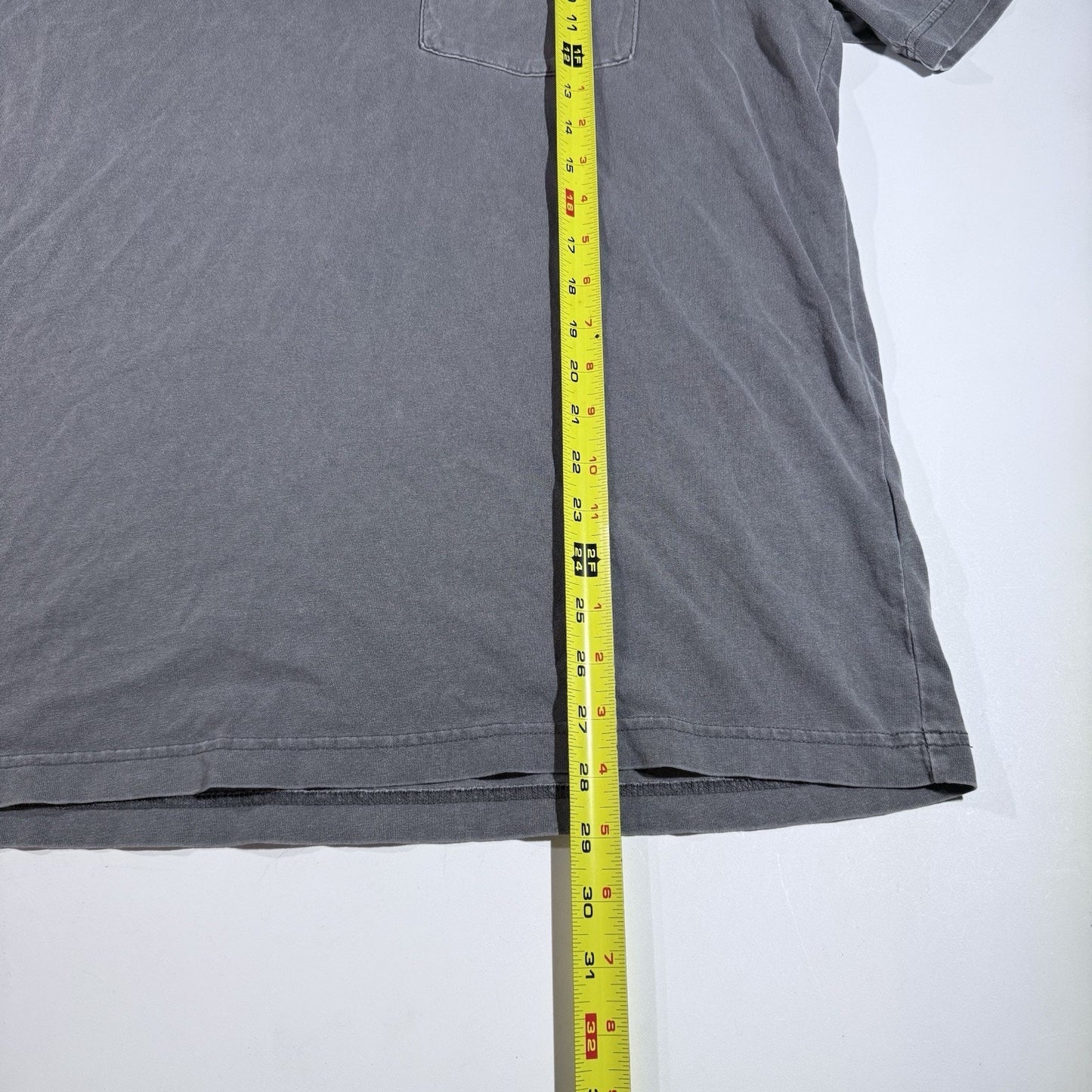 Carhartt Shirt Men XL Gray K87 Pocket T Workwear Loose Fit Casual 100% Cotton