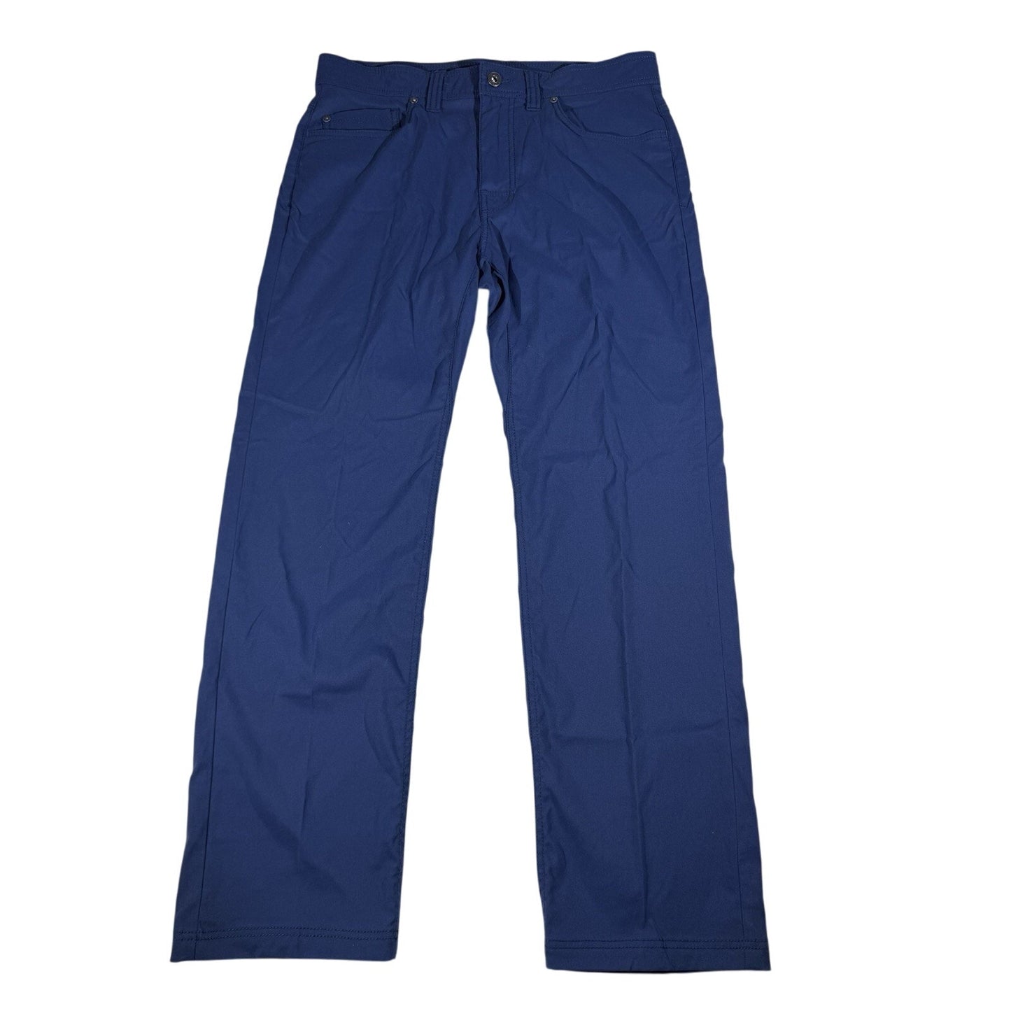 Prana Brion Pants Men’s 32x30 Blue Slim Fit Nylon Outdoors Hiking Climbing
