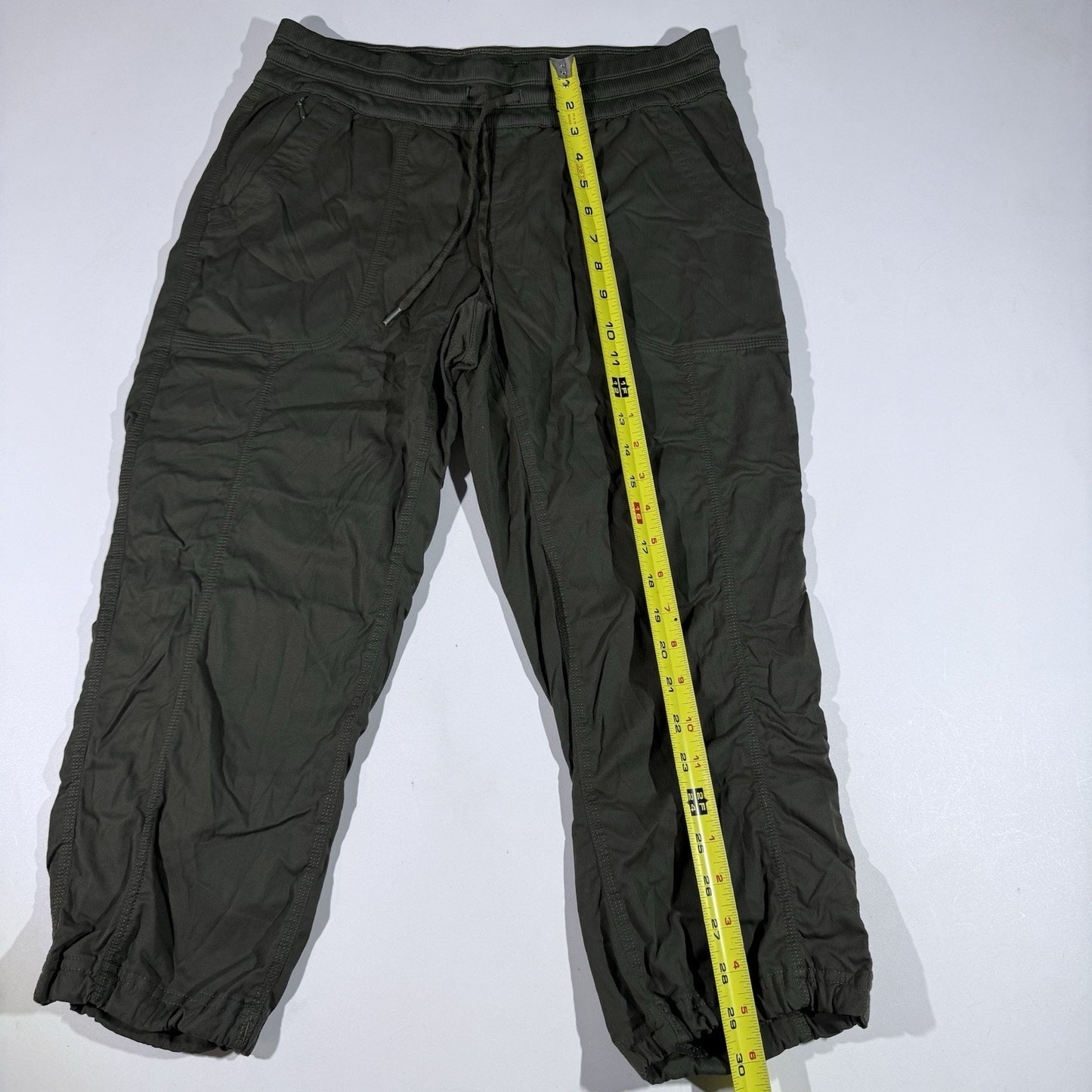 The North Face Aphrodite 2.0 Capri Pants Womens Medium Green Hiking Outdoor