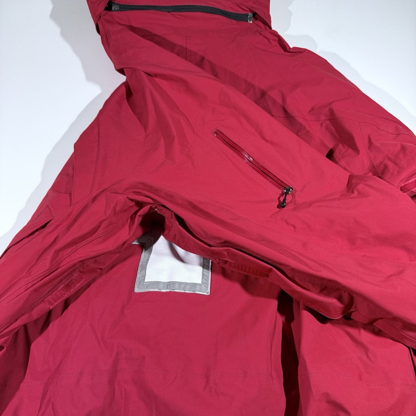 Patagonia Ski Patrol Jacket Mens XL Red Black Cross Rescue Shell Coat (See Pics)
