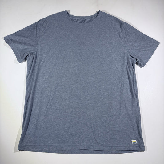 Vuori Strato Tech Tee Shirt Mens XL Blue Short Sleeve T-Shirt Stretch V126