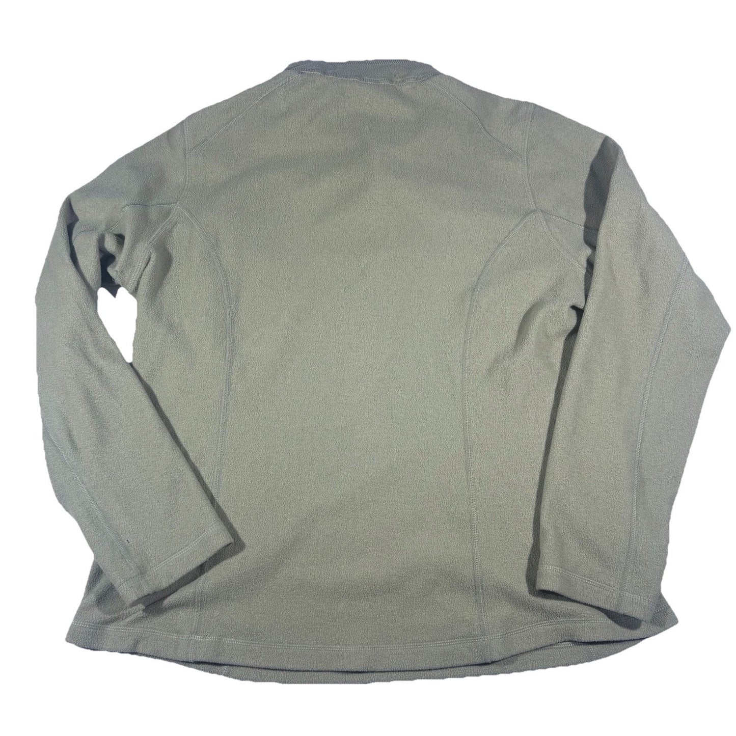 The North Face Women’s Fleece Quarter Zip Pullover L Beige Tan Outdoor Hiking