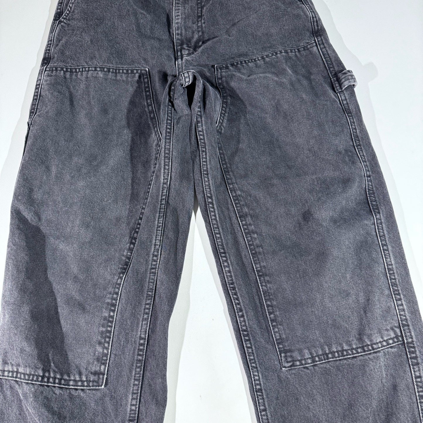 BDG Jeans Mens 30x30 Black Straight Fit Carpenter Double Knee Workwear Pants