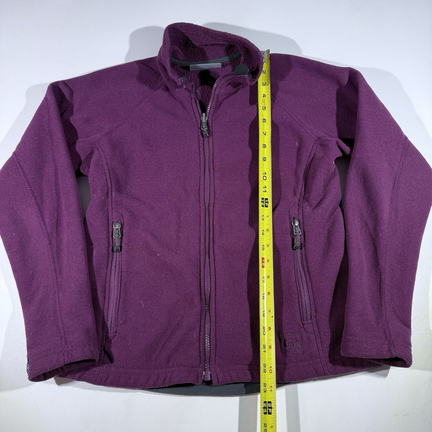 REI Polartec Thermal Pro Women’s Small Fleece Jacket Purple Full Zip Outdoor S
