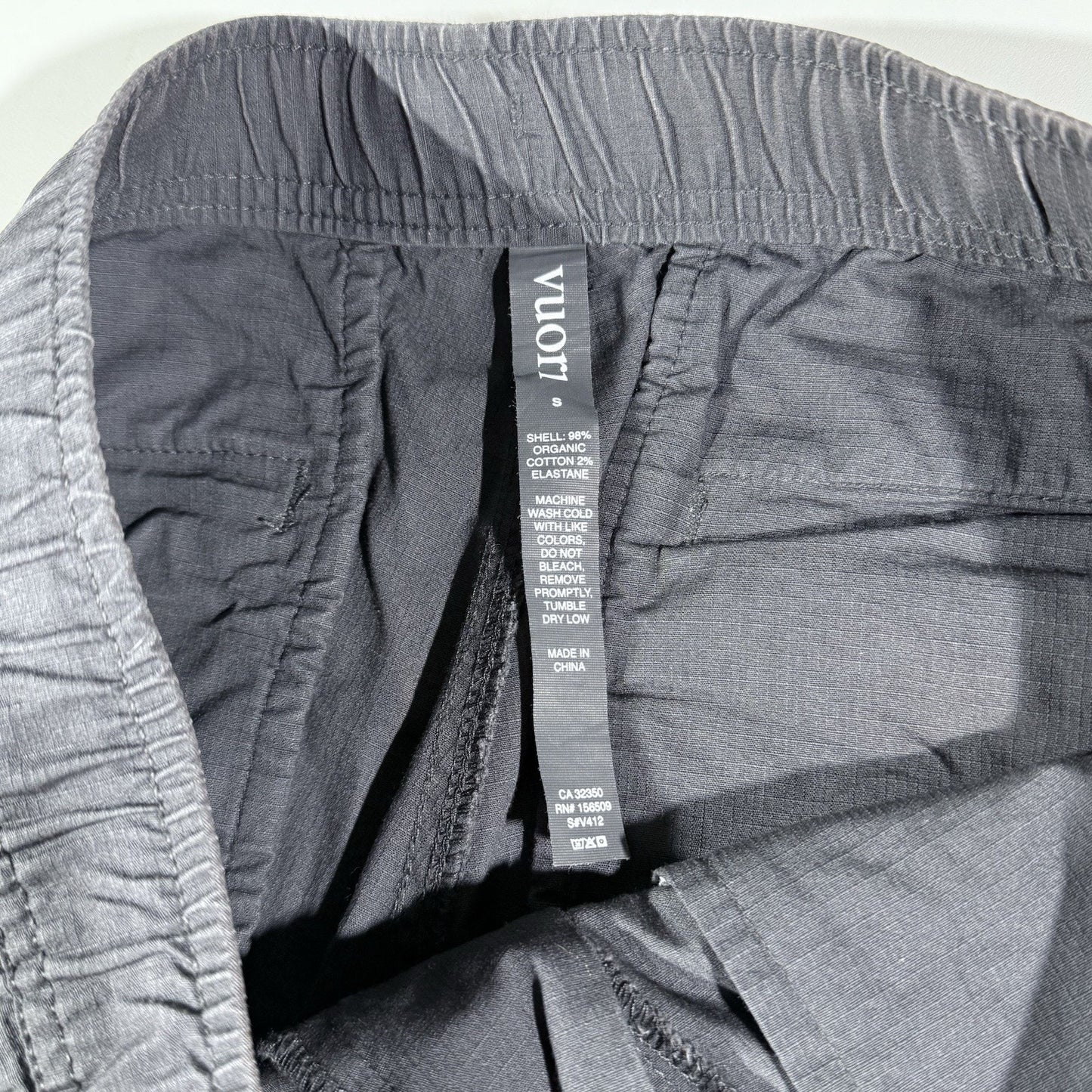 Vuori Ripstop Climber Pants Outdoor Charcoal Grey Mens Size Small V412