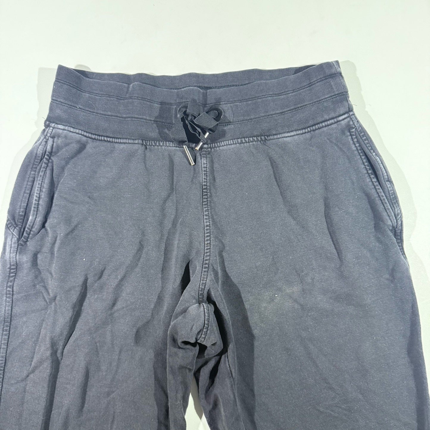 Athleta Venice Jogger Sweatpants Women’s Small Black Cotton Blend Drawstring