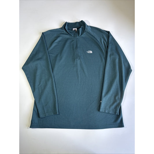 The North Face MENS Flight Series VaporWick 1/4 Zip Pullover XL Green