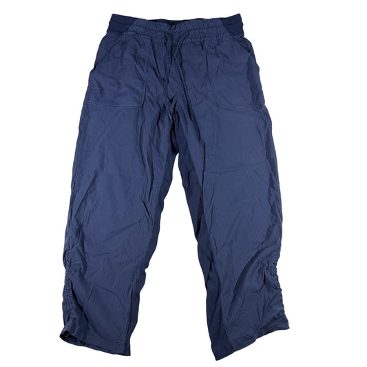 Lululemon Dance Studio Crop Pants Capri Women’s 10 Navy LW6BJBS Ripstop