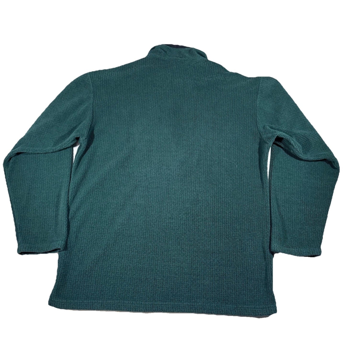 Columbia Titanium Fleece Pullover Unisex L Green Vintage 1/2 Zip Made Taiwan