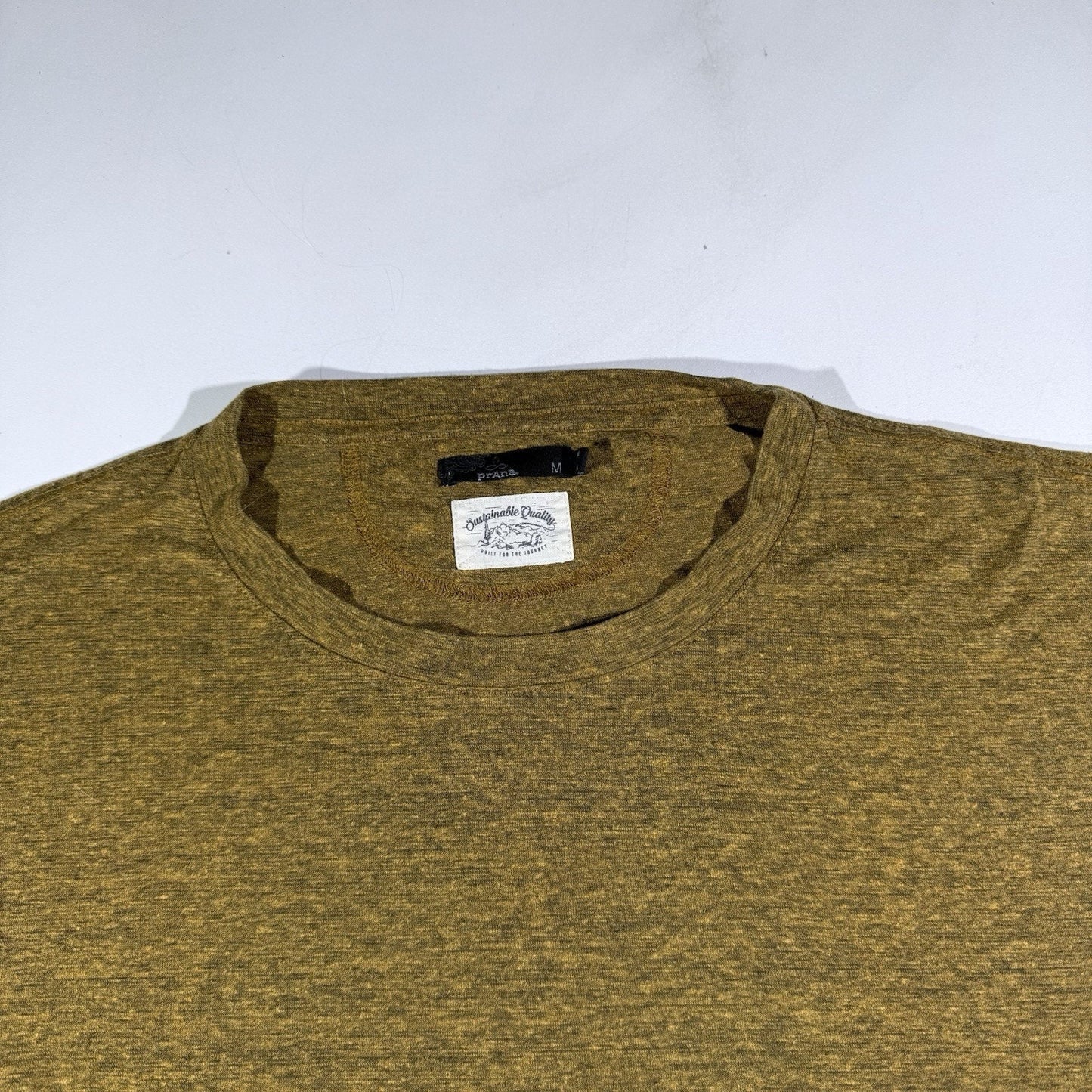 Prana Sustainable Quality Orange T-Shirt Womens Short Sleeve Casual Top Size M