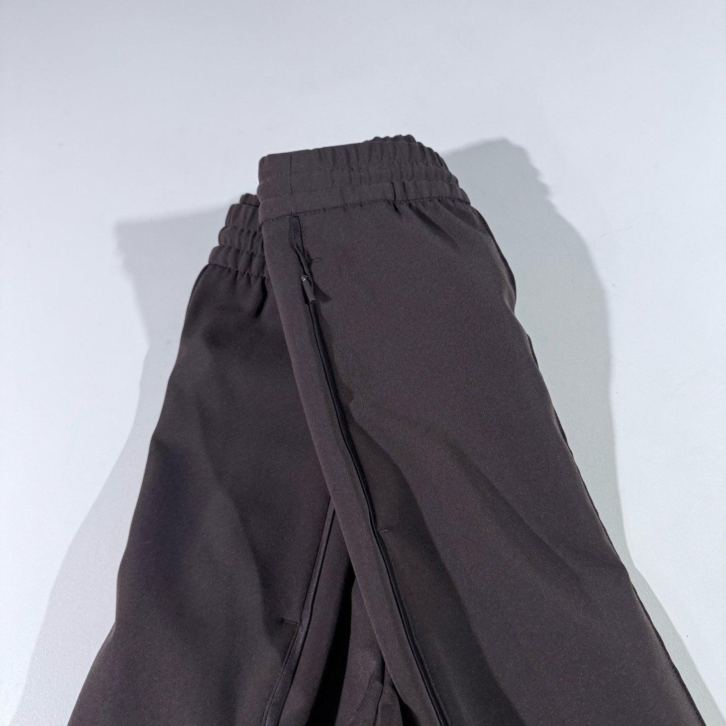 Athleta Womens Brooklyn Ankle Pants Brown Stretch Pull On Trousers Size 8