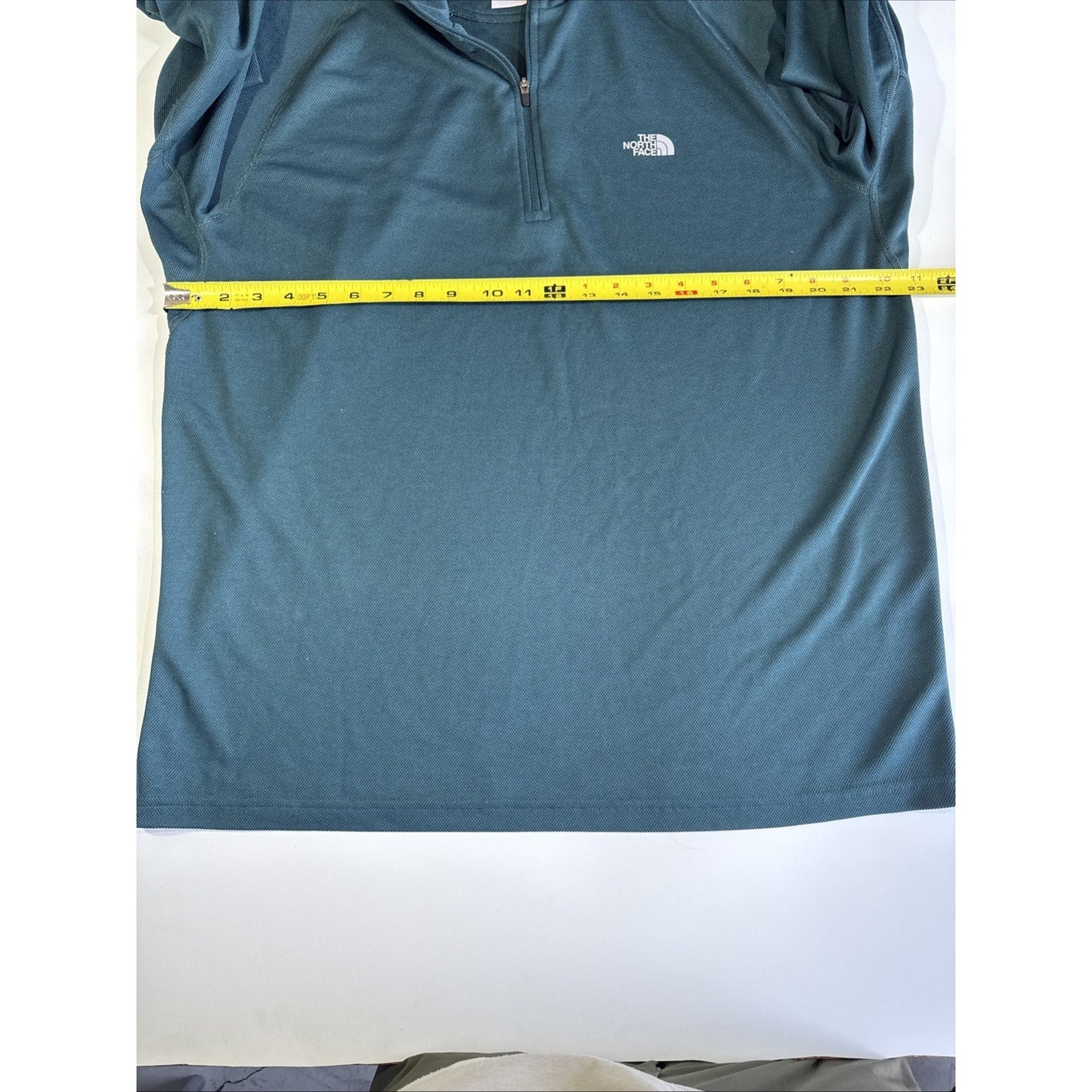 The North Face MENS Flight Series VaporWick 1/4 Zip Pullover XL Green