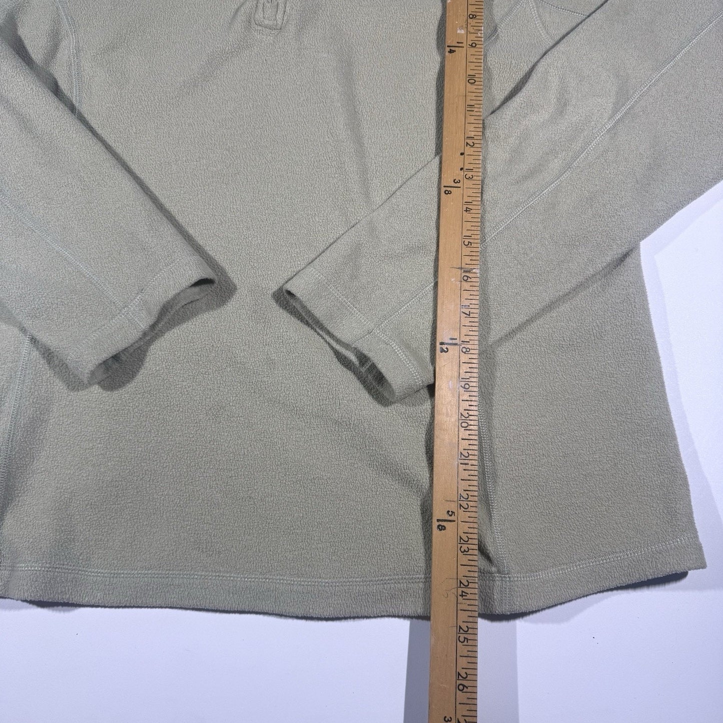 The North Face Women’s Fleece Quarter Zip Pullover L Beige Tan Outdoor Hiking