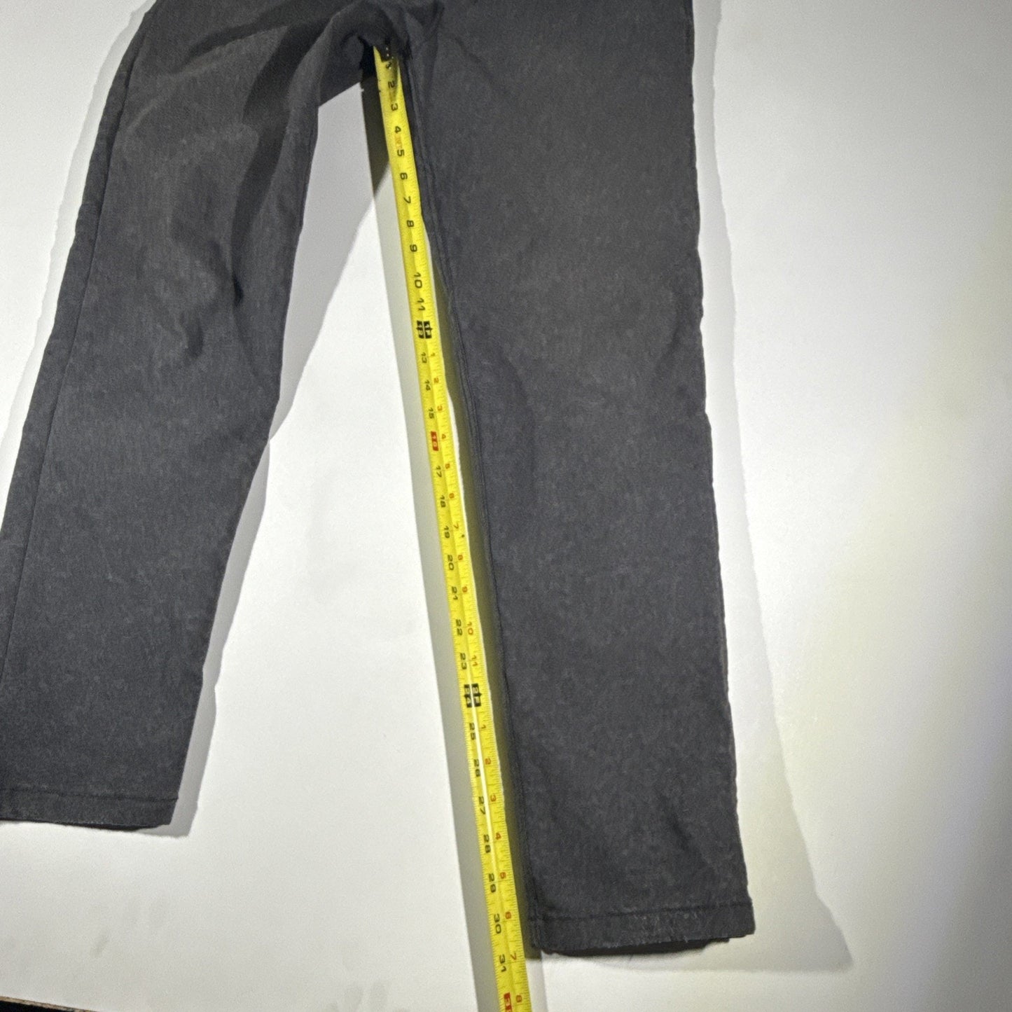 Lululemon ABC Pants Men 33X31 Grey Chino Golf Slim Leg Preppy Office