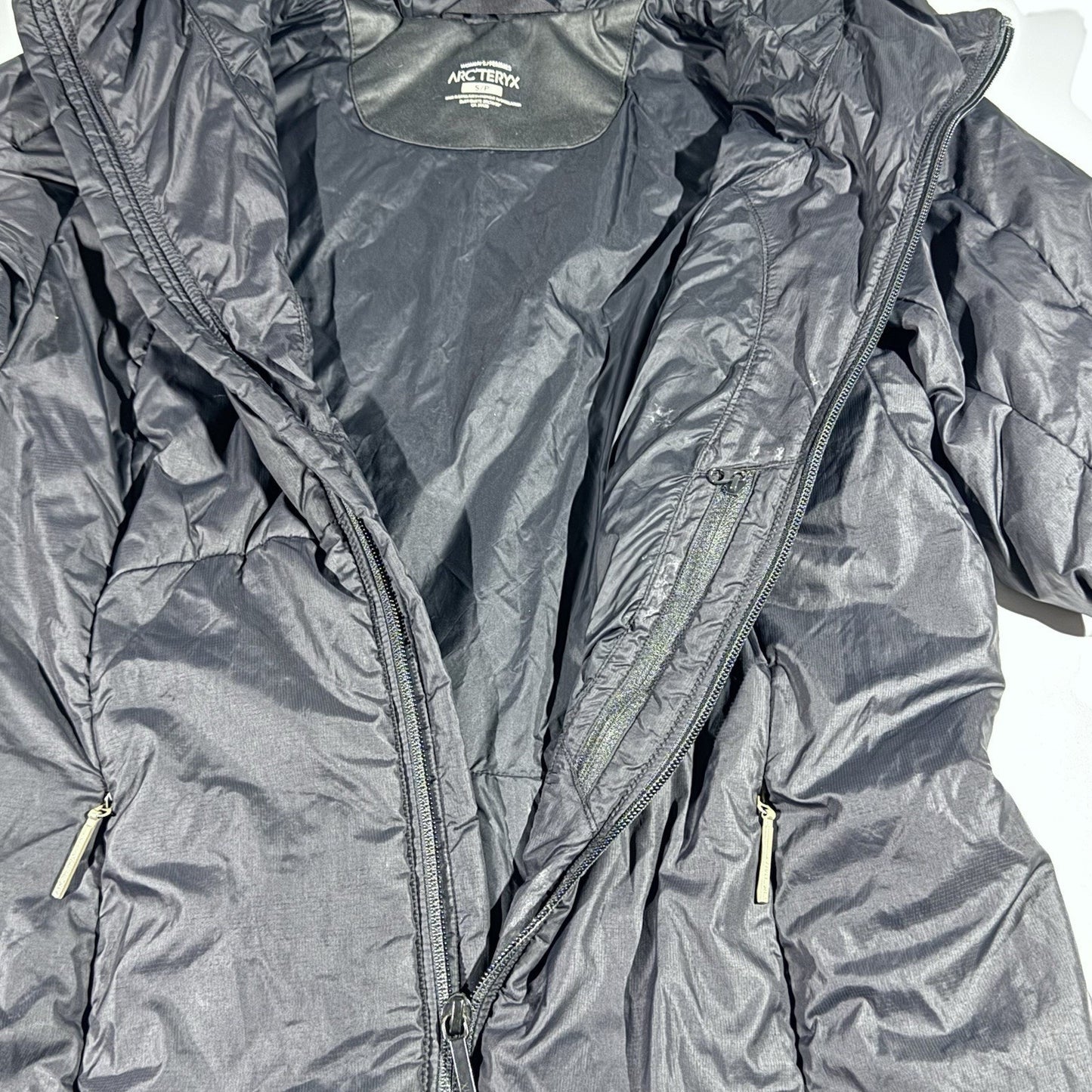 Arc’teryx Jacket Womens Size Small Long Black Puffer Coat Warm Long Sleeve