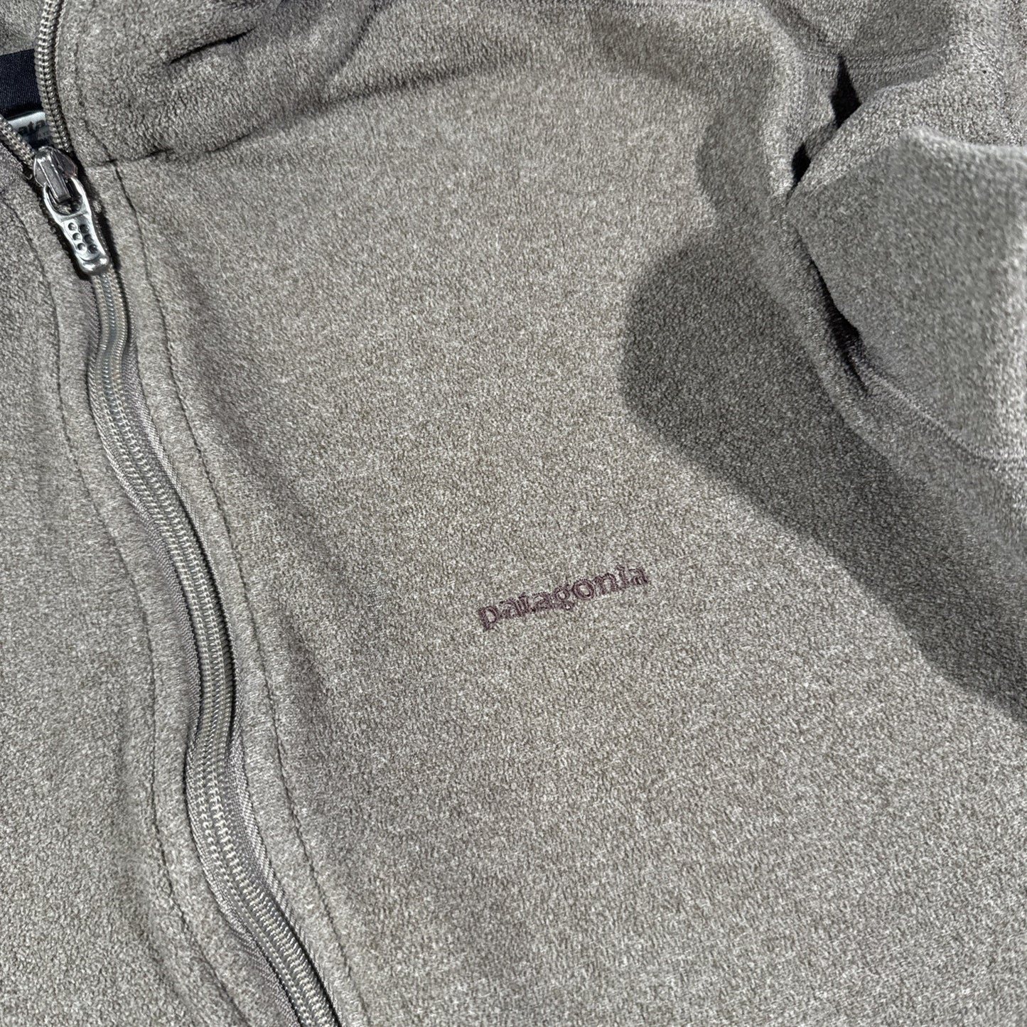 Patagonia Brown Fleece Full-Zip Women's Jacket, Size Medium