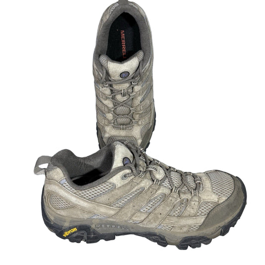 Merrell Moab 2 Ventilator Men’s Hiking Shoes Size 11 Vibram Taupe Gray
