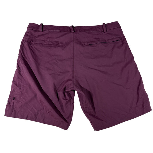 Lululemon Men’s Commission Shorts Size 38 Purple ABC Stretch Casual Chino