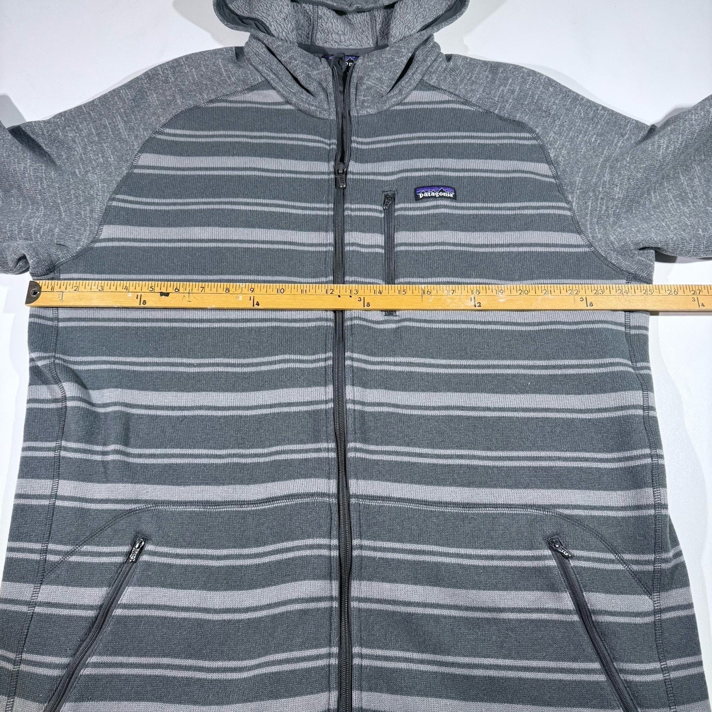 Patagonia Men's Better Sweater Fleece Full Zip Hoody Striped Jacket 2XL