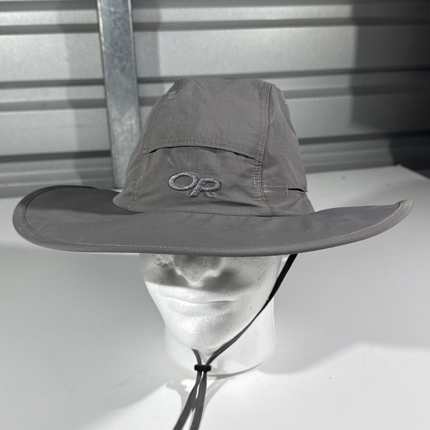 Outdoor Research Unisex Beige Hiking Sun Hat Size Large Nylon Blend Drawstring