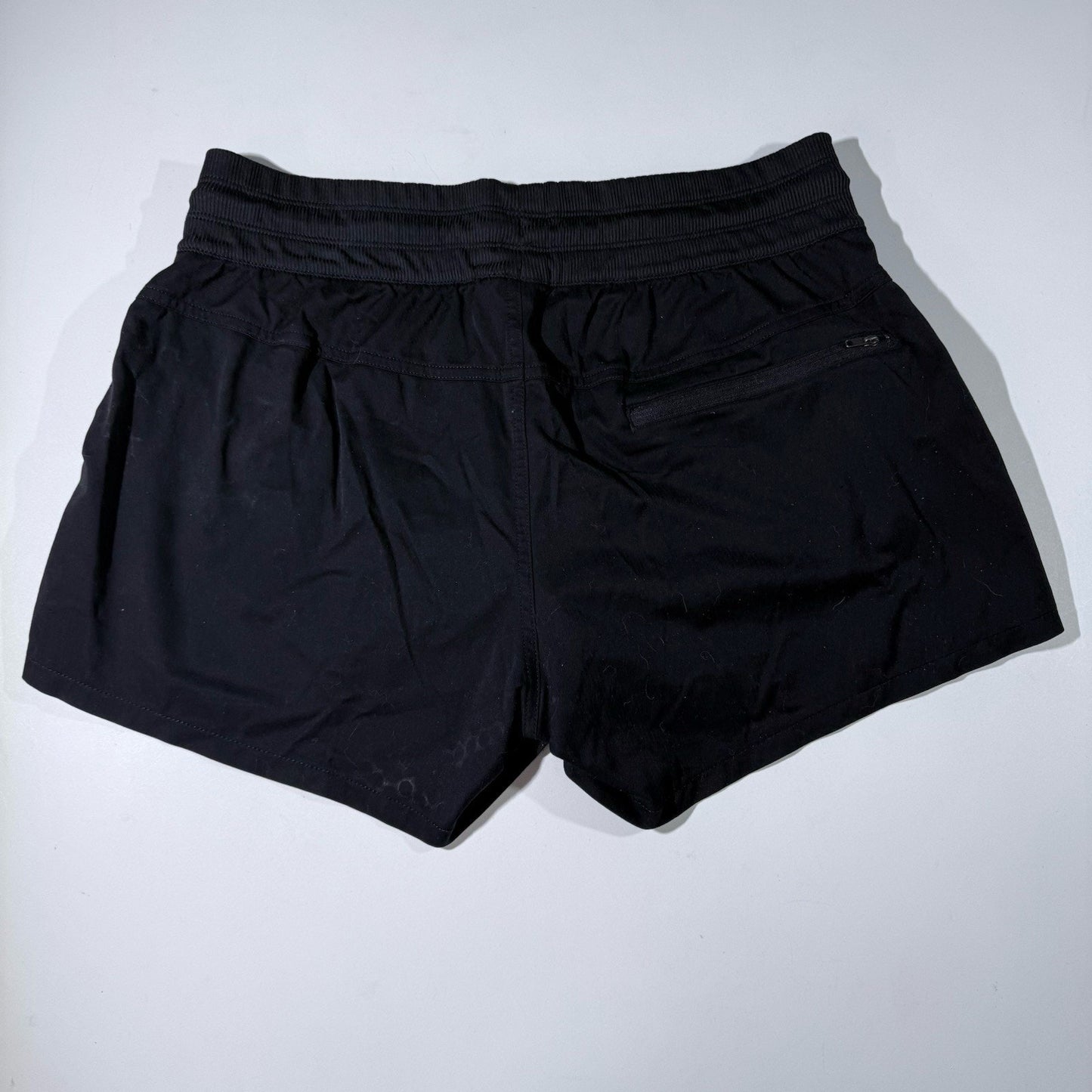 North Face Shorts Womens Small Black Athletic Lounge Elastic Waist Pockets Comfy