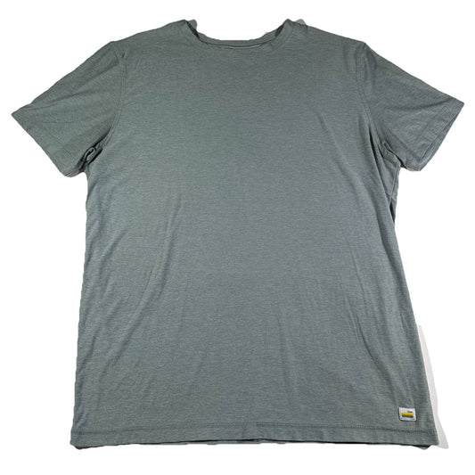 Vuori Shirt Men M Light Blue Short Sleeve Run Workout Gym Tee Active V126