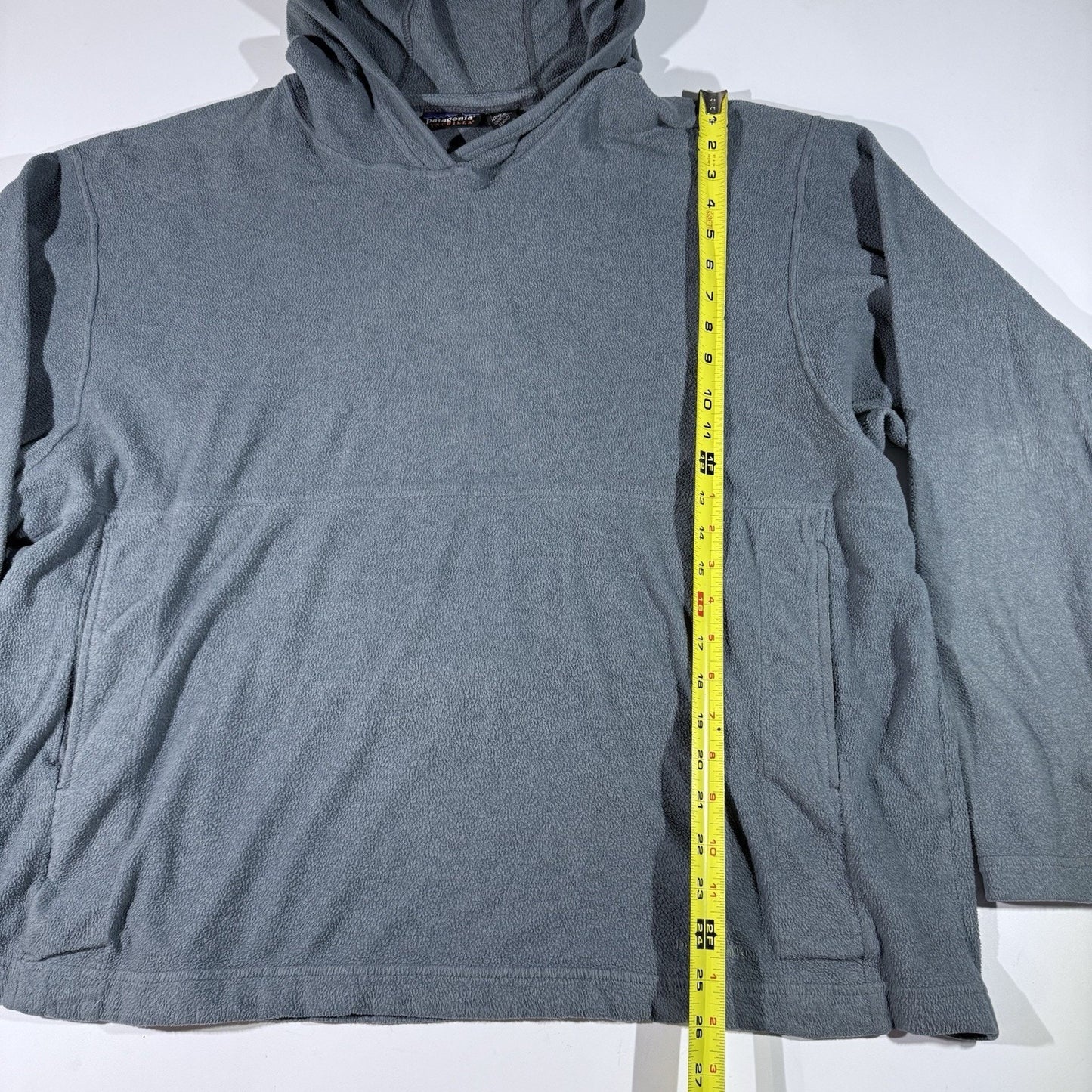 Patagonia Synchilla Microfleece Hoodie Gray Men’s XL Pullover Warm Lightweight