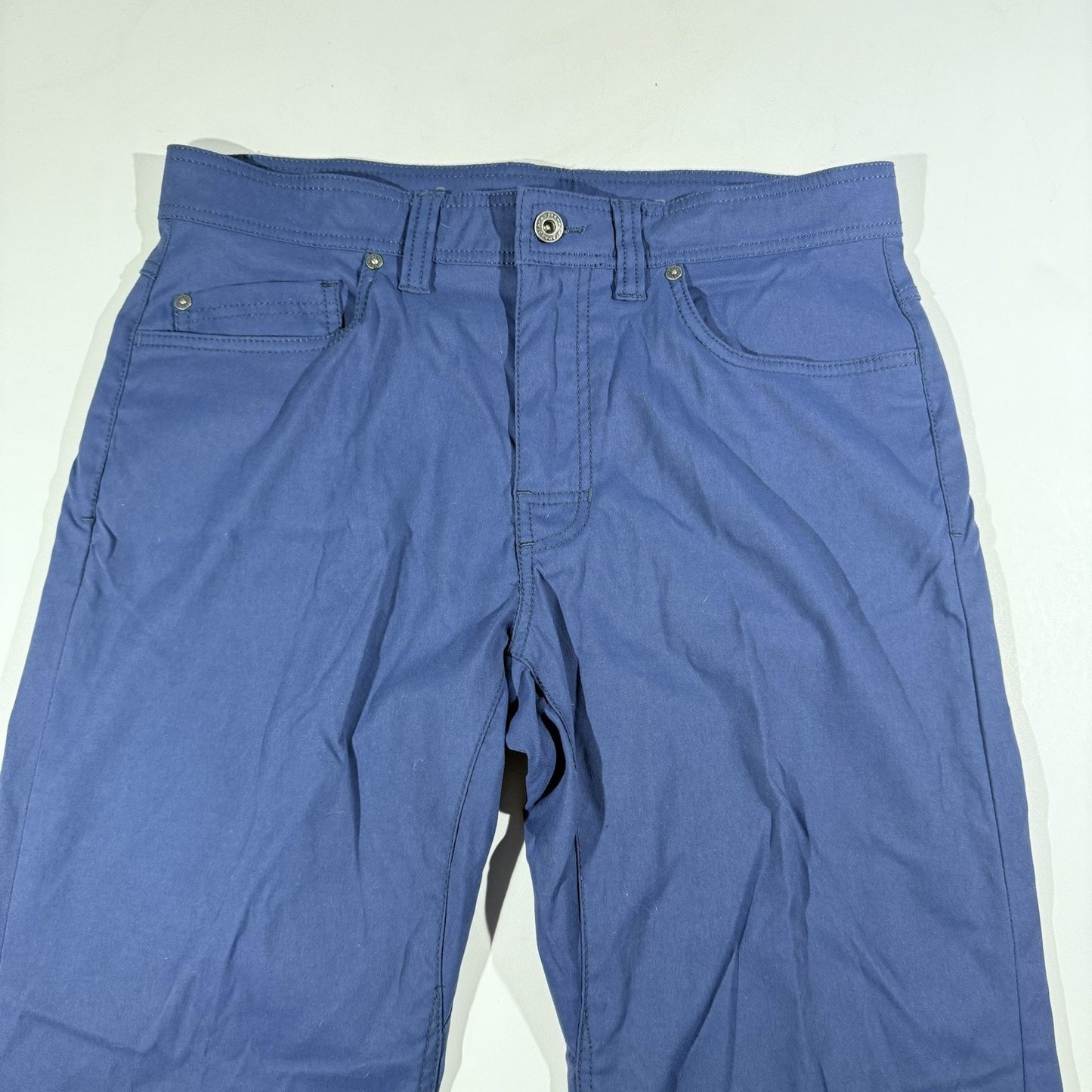 Prana Brion Pants Men’s 32x30 Blue Slim Fit Nylon Outdoors Hiking Climbing