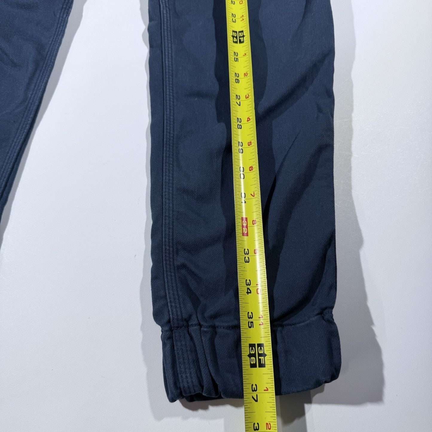 DU/ER DUER 31x29 No Sweat Jogger Pants Ink Blue N2X Slim Fit Outdoor Hike Bike