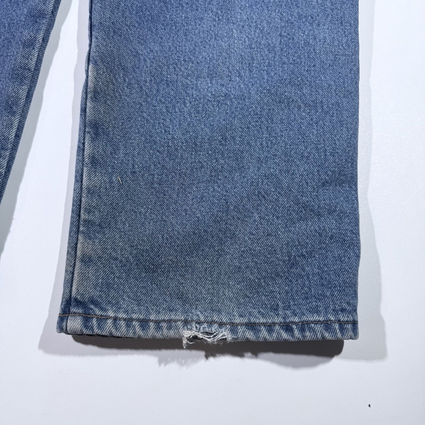 L.L. Bean Classic Fit Flannel Lined Jeans Men’s 42x29 Blue Denim