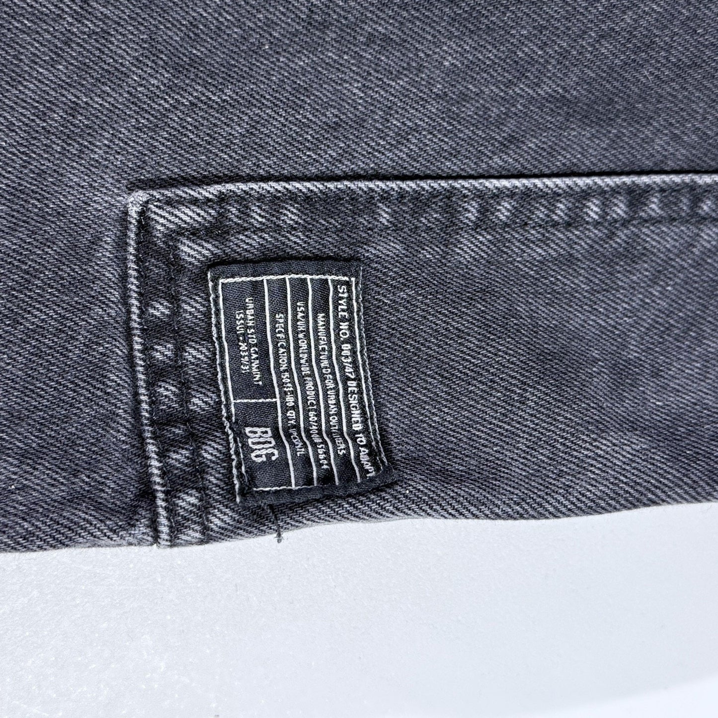 BDG Jeans Mens 30x30 Black Straight Fit Carpenter Double Knee Workwear Pants