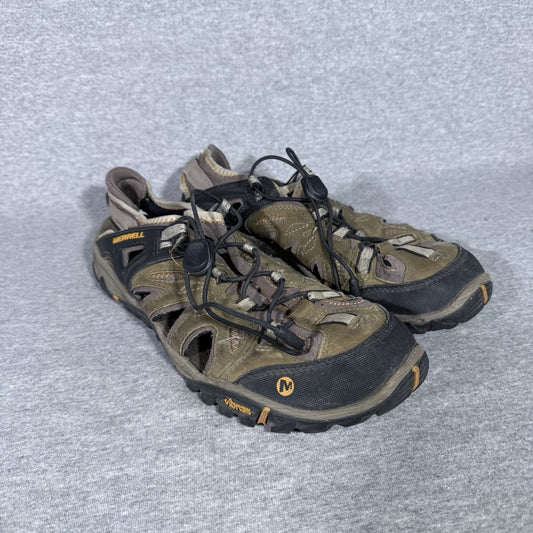 Merrell All Out Blaze Sieve Water Shoes Brindle/Butterscotch Mens Size 10.5