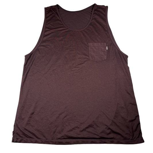 Vuori Tank Top Mens 2XL tradewind Tech Performance Gym Workout pocket V142
