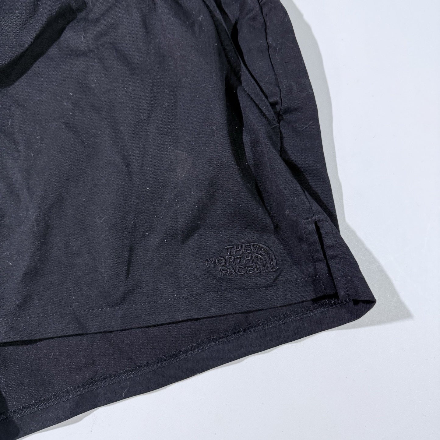 North Face Shorts Womens Small Black Athletic Lounge Elastic Waist Pockets Comfy