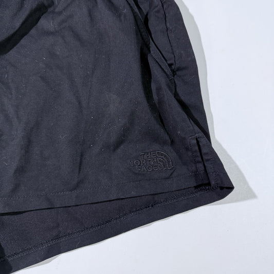 North Face Shorts Womens Small Black Athletic Lounge Elastic Waist Pockets Comfy