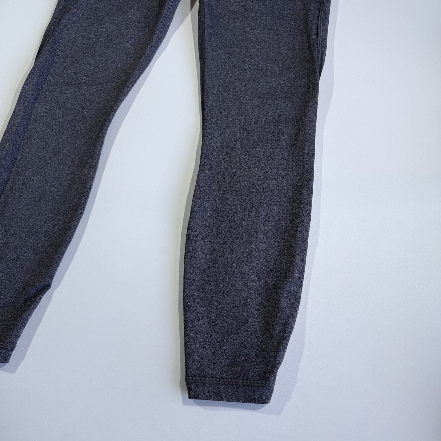 Lululemon High Rise Wunder Under Line Up GRAY Pant Women's Size 8