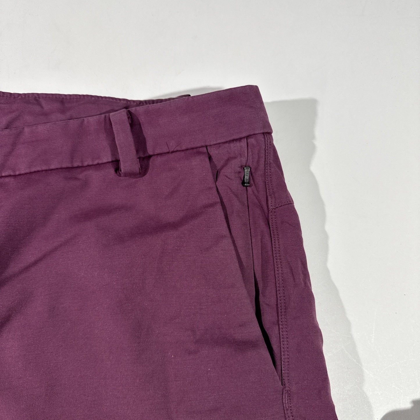Lululemon Men’s Commission Shorts Size 38 Purple ABC Stretch Casual Chino
