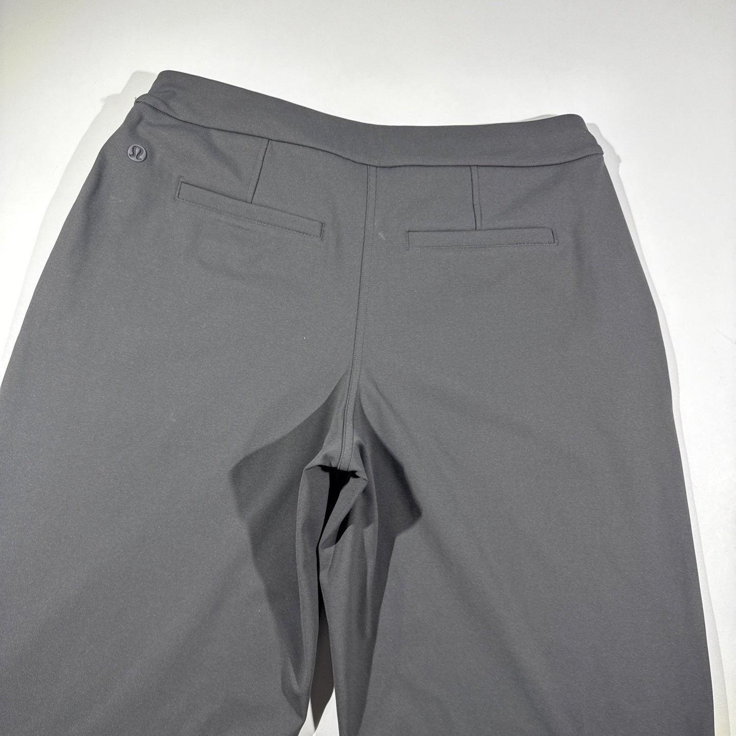 Lululemon Straight Leg Mid Rise Pant Luxtreme Gray Size Medium LW5FWWS