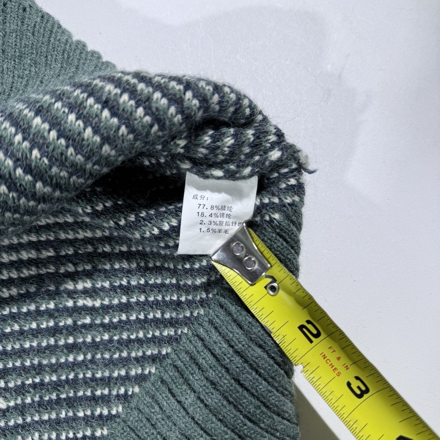 Adam Freak High Street Fashion Cow Pasture Knit Sweater Size Large