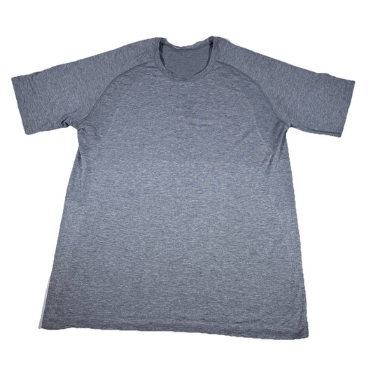 Lululemon Men’s Size XXL Metal Vent Tech Short Sleeve Tee Heathered Shirt Gray
