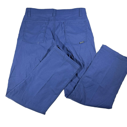 Prana Brion Pants Men’s 32x30 Blue Slim Fit Nylon Outdoors Hiking Climbing