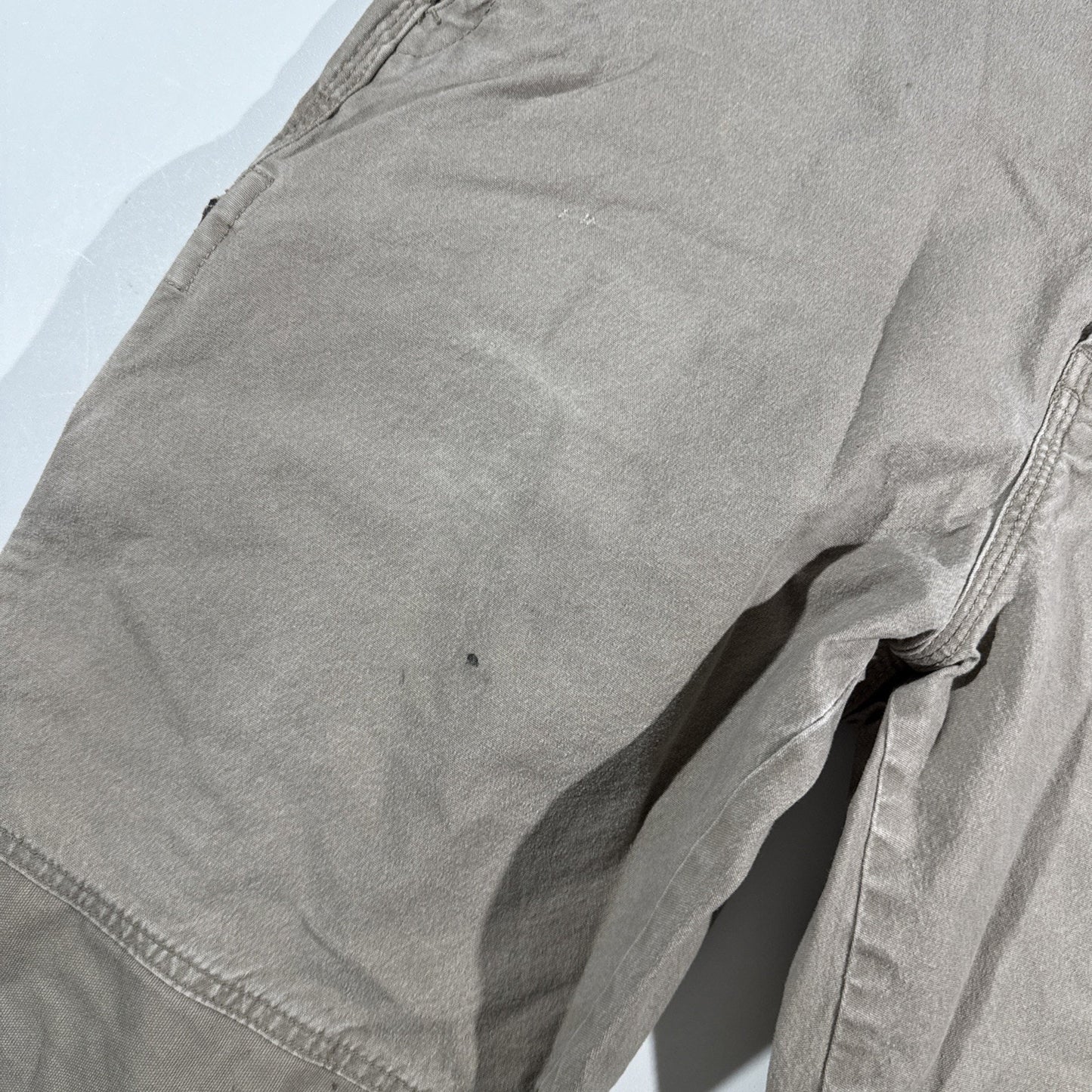 FXD Men's Cargo Tan Beige Work Pants WP4 34x30 Tradie Elastic Cuff Pockets