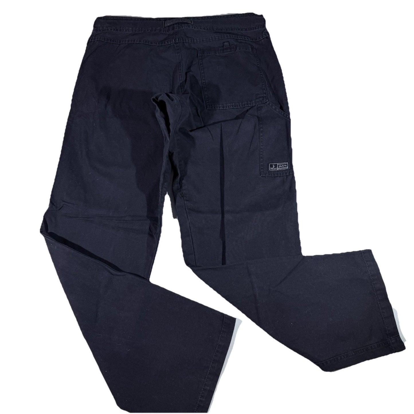 Vintage prAna Men's Black Canvas Pants Cotton Hiking Made in USA Size XL